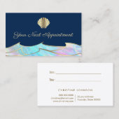 海波シーシェルロゴアポイントメントカード 名刺 (正面/裏面)