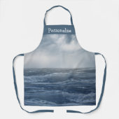 海波パーソナライズされた エプロン (正面)