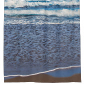 海波ビーチ海岸線 シャワーカーテン (正面)