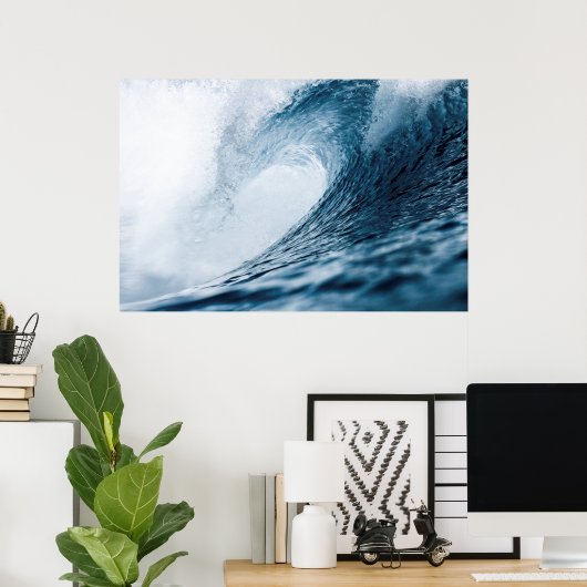 海波ポスター ポスター (ホームオフィス)
