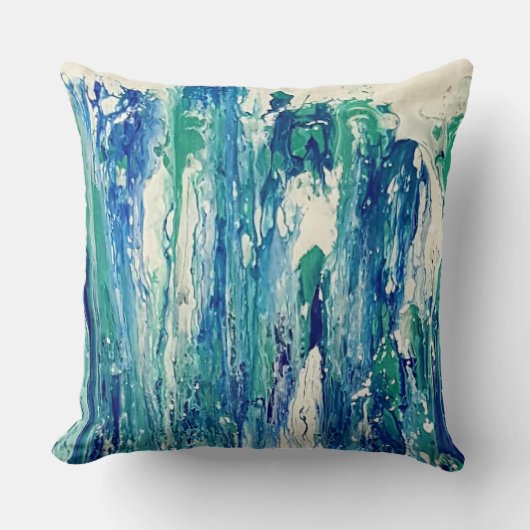 海波モダン抽象芸術装飾用クッション クッション (正面)