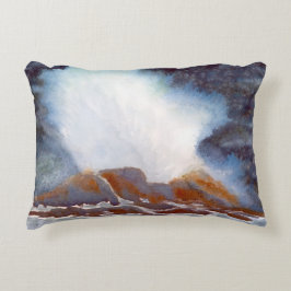 海波付き枕 アクセントクッション