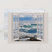 海波入潮はがき ポストカード (正面/裏面)