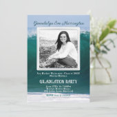 海波写真卒業パーティー招待状 招待状 (スタンド正面)