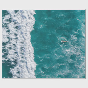 海波包み紙 ラッピングペーパー