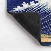 海波北斎日本のファインアート マウスパッド (コーナー)