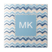 海波山形 タイル (正面)