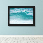 海波巻き キャンバスプリント (インサイチュ (ウッドフロア))