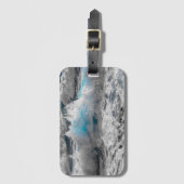 海波形シークレスト自然 ラゲッジタグ (正面縦)