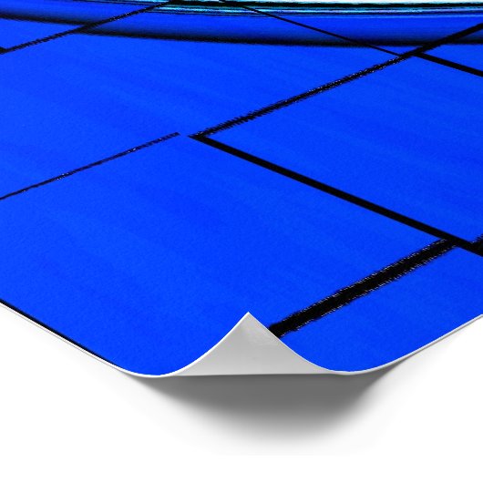 海波形 ポスター (角)