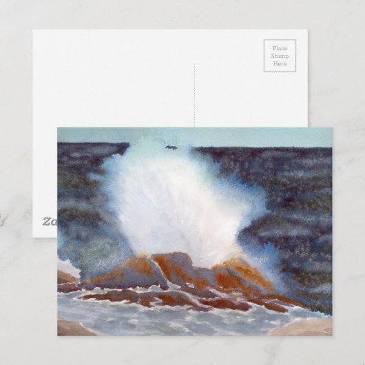 海波形 ポストカード (正面/裏面)