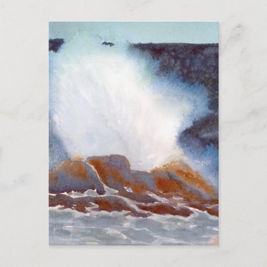 海波形 ポストカード (正面)