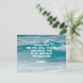 海波彼の誕生日ありがとうメッセージ サンキューカード (スタンド正面)