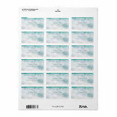 海波手書きスクリプト文字アドエレガントレス ラベル (フルシート)