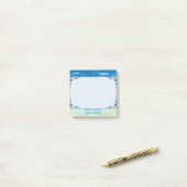 海波打ち上げテーマ ポストイット (デスク上)