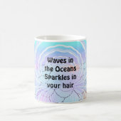 海波毛キラキラ コーヒーマグカップ (中央)