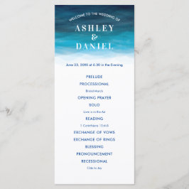 海波水彩式結婚式 プログラム