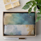 海波水色ビーチ切り離し 薄葉紙 (ギフト)