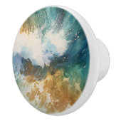 海波水色ビーチ セラミックノブ (右)