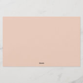 海波沿岸女子の文房具紙 便箋 (裏面)