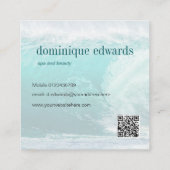 海波沿岸QRスパ スクエア名刺 (裏面)