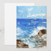 海波海岸風景 (正面/裏面)