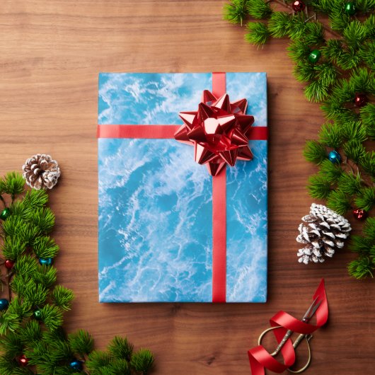 海波海波巻き紙 ラッピングペーパー (クリスマスギフト)