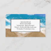 海波海浜沿岸 名刺 (裏面)