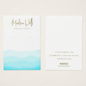 海波熱帯耳鳴り表示ホルダー (正面&裏面)