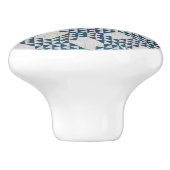 海波状キルト セラミックノブ (側面)