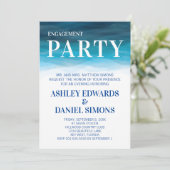 海波結婚の婚約パーティ招待状 招待状 (スタンド正面)