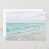 海波絵画の水色ライトブルー (正面/裏面)