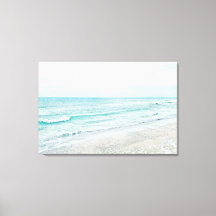 海波絵画の水色ライトブルー