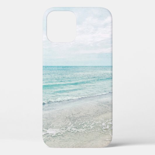 海波絵画の水色ライトブルー Case-Mate iPhoneケース (裏面)