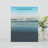 海波背景工芸品スクラップブック紙 (スタンド正面)