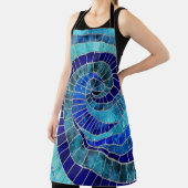 海波螺旋モザイクアート エプロン (インサイチュ)