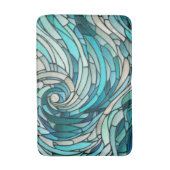 海波螺旋モザイク バスマット (正面縦)