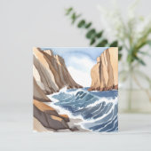 海波衝突 | 沿岸ビーチ水色 カード (スタンド正面)