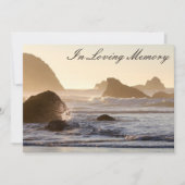 海波追悼式の告別 招待状 (正面)