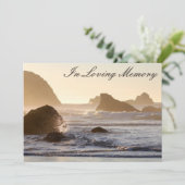 海波追悼式の告別 招待状 (スタンド正面)