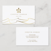 海波黄金ウミガメ名刺 名刺 (正面/裏面)