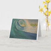 海波 カード (黄色い花)