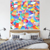 海波 キャンバスプリント (インサイチュ (寝室))