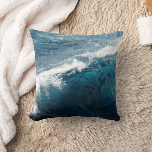海波 クッション (ブランケット)