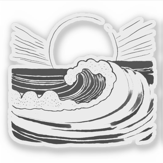 海波 シール (正面)