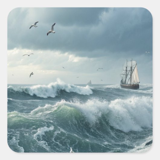 海波 スクエアシール (正面)