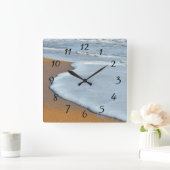 海波 スクエア壁時計 (ホーム)