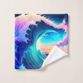 海波 バスタオルセット (ウォッシュタオル)