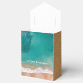 海波、ビーチ結婚式 フェイバーボックス (オープン)