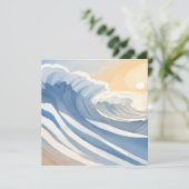 海波 | ブルーウォーターカラービーチ カード (スタンド正面)